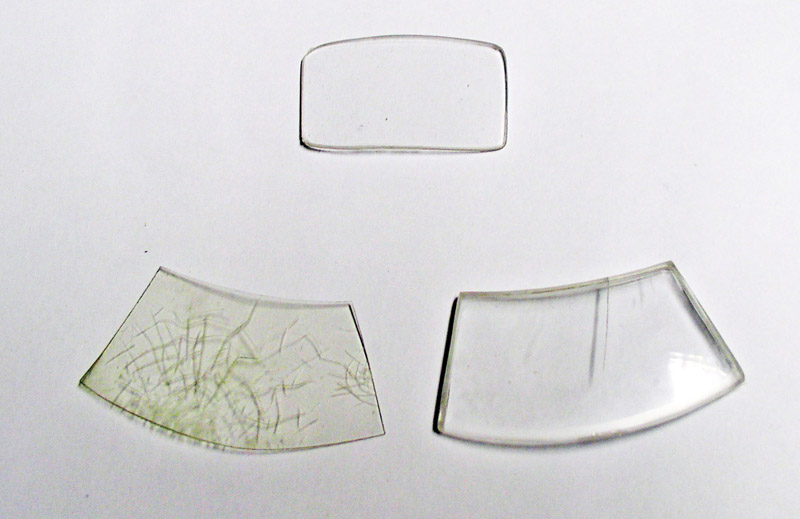 Pièces transparentes de blindage de vision du char Abrams M1 A1, une rayée