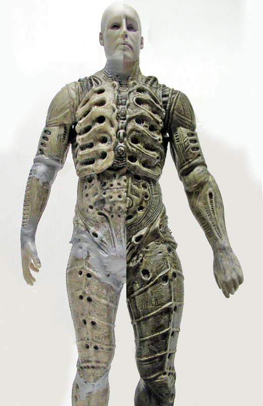 Figurine Neca 180mm de l'Ingénieur Prometheus à la peau pâle et armure organique
