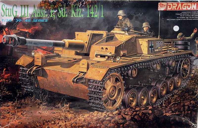 Boîte de maquette Dragon 1/35 du canon d'assaut allemand StuG III Ausf. F, Sd. Kfz. 142/1