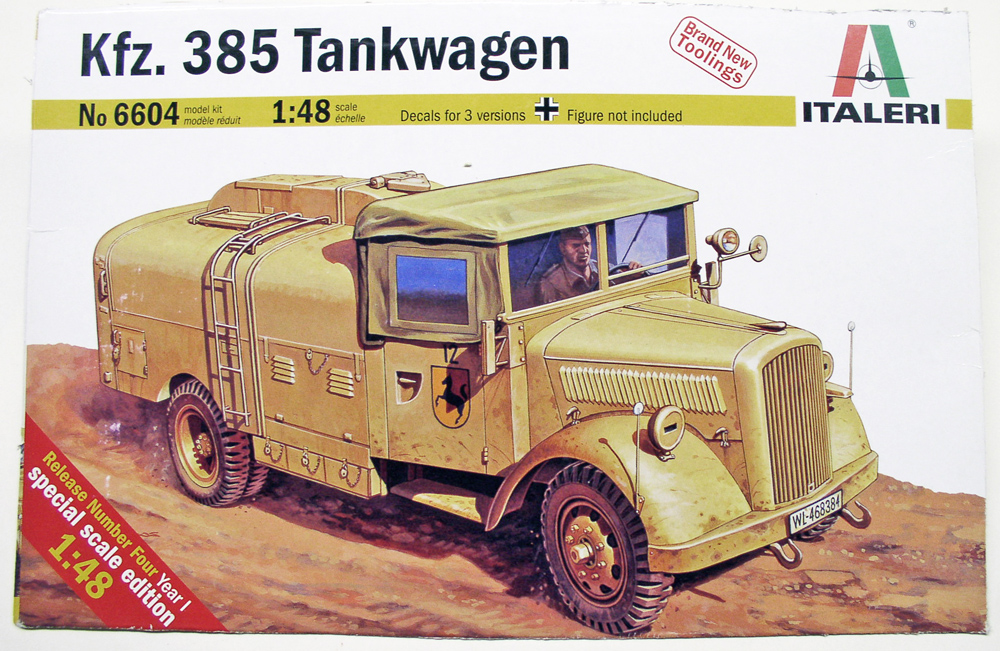Boîte de maquette Italeri Kfz 385 Tankwagen camion-citerne allemand échelle 1/48