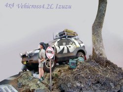 Diorama 4x4 Vehicross Izuzu 4.2L