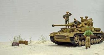 Panzer IV F2 - Cyrénaïque 1942 - échelle 1/72ème