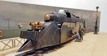Train blindé allemand 1946 - échelle 1/48ème