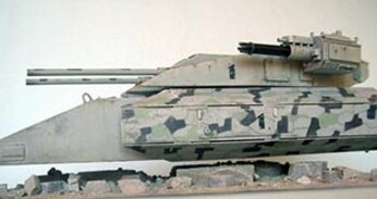 Char lourd antigrav T800 - échelle 1/35ème