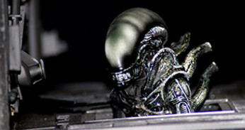 Mise en peinture d'une figurine du film "Alien" - échelle 1/6ème