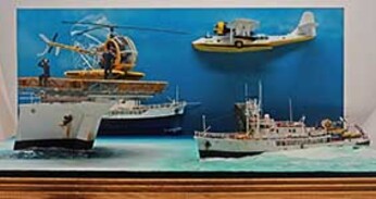 J.Y. Cousteau - diorama - 1/125 - 1/72 - 1/32 scales