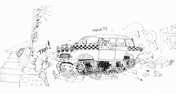"Taxi !"